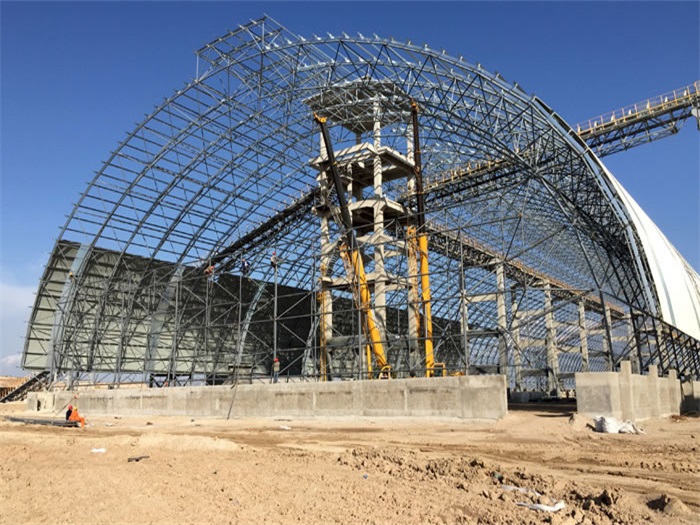 双滦区煤机油桶翘工程网架